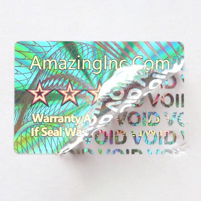 China Anti-Counterfeit Design Printing Custom 3d Hologram Sticker /3d Holographic Security Label for sale