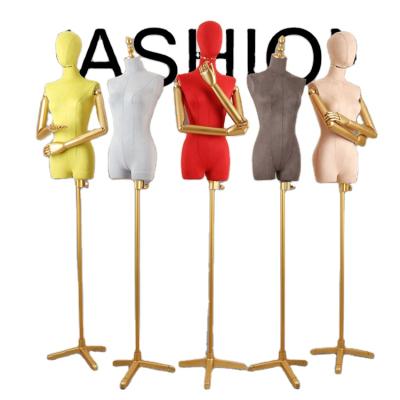 China Mannequin Fashion Half Body Mannequins Subtract Dummy Torso Clothes Show Female Mannequins For Display One Mannequin for sale