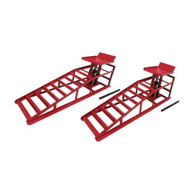 China Heavy Duty 5000KGS Car Washing Hydraulic Ramps Auto Service Car Ramp 141*36*32cm for sale