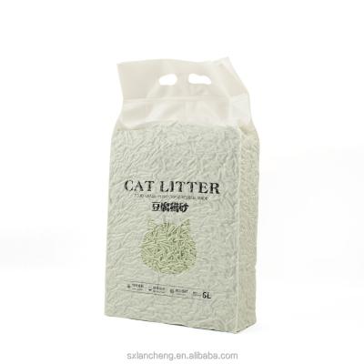 China 2021 Factory Super Hot Sale Fiber Eco-friendly September Flushable Quick Bunching Cat Litter For Pet Cleaning for sale