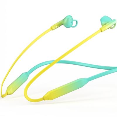 China Colorful Semi-Open Tooth Wireless Blue Rosh Wireless Sports Headset Sports Neckband Band Neck Band Running Ear Headphones Stereo Earbuds. for sale