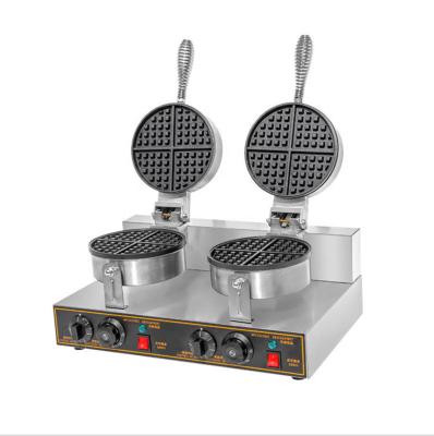 China Main Commercial Waffle Fast Food Maker Waffle Maker and 110V Non-Stick Baking Machines Outdoor 220V Dual Non-Stick for sale