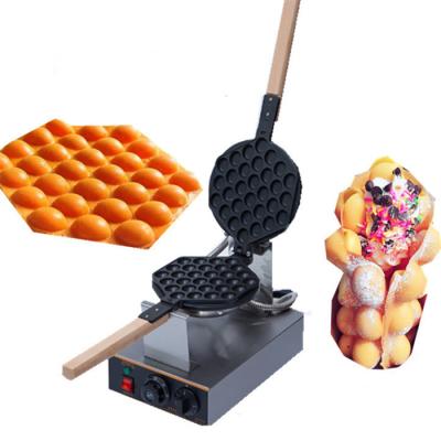 China Adjustable Thermostat Factory Directly Sell Computer Micro Egg Blast Baker Hong Kong Egg Waffle Maker Machine for sale