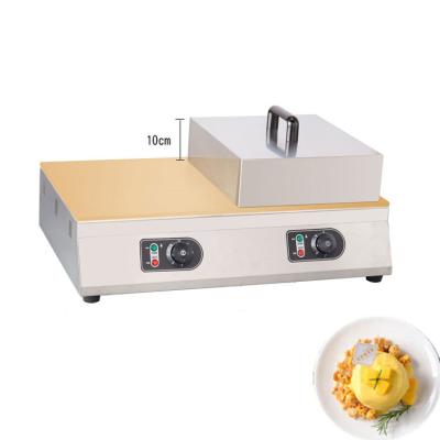 China Commercial Souffle Crepe Machines Snacks Crepe Maker Double Head Pancake Maker 3kw Cooking Machine for sale