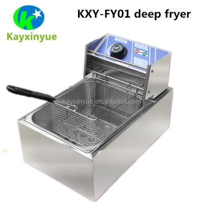 China KFC 1 Deep Fryer Tank Electric Electric Deep Fryer Stainless Steel Industrial Deep Fryer for sale