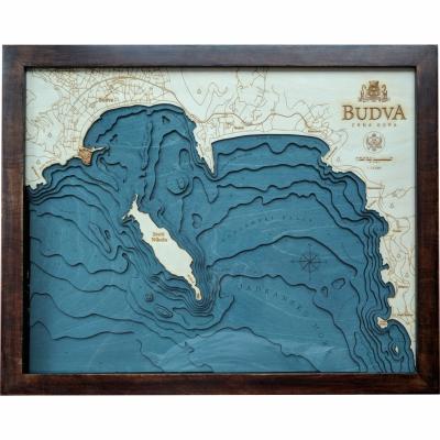 China 3D wooden map of Europe for sale