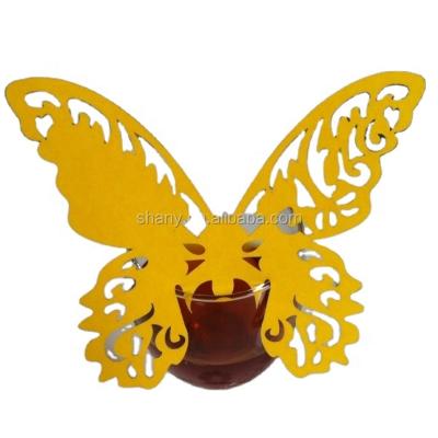 China Hot Sale Paper Lovely Butterfly Seat Place Card Wedding&party for sale