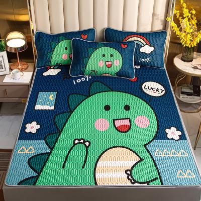 China Three-Piece Latex Nondisposable Mat Sale Single Kids Summer Washable Foldable Bed Covers Set for sale