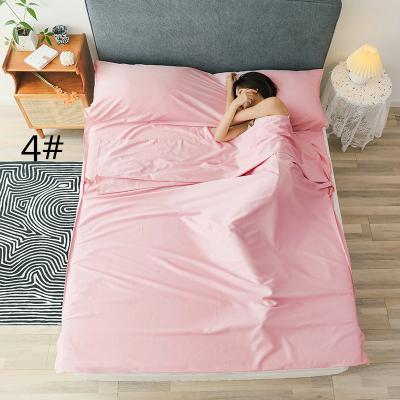 China Portable Custom Fleece Microfiber Sleeping Bag Liner Cotton Ultralight Travel Sheet Set LC Payment Accepted for sale