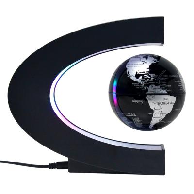 China Gifts Amazon #1 Recommend C Shape Magnetic Floating Globe , Variable Led Light Levitating World Map for sale