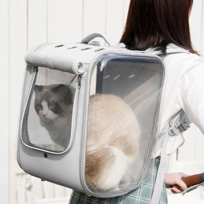 China Petseek Pet Bag Carrier Travel Products Supplies Breathable Plastic Cages Backpack Fashion Bag Custom Travel for sale