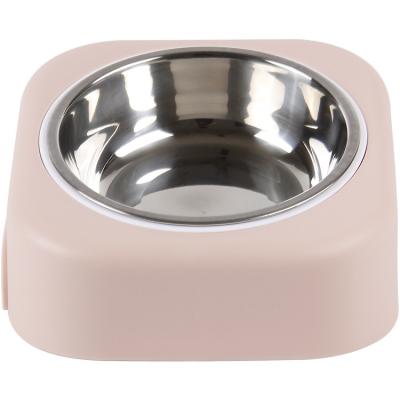 China 2022 Custom Sustainable Colorful Stainless Steel Pet Bowl Metal Water Food Dog Bowl For Pet for sale