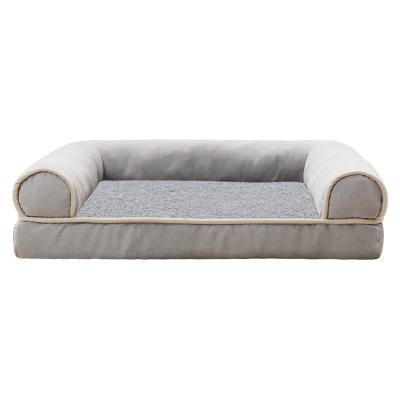 China Custom Travel Pet Beds For Large Dogs Orthopedic Dog Bed Sofa Memory Foam Washable Dog Bed for sale