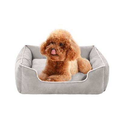 China Wholesale Customized Orthopedic Washable Pet Travel Pet Bed Water Proof Sofa Dog Bed for sale