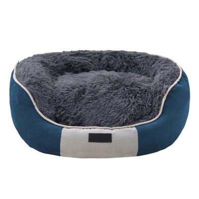 China Wholesale Soft Comfortable Travel Double Sided All Season Dog Cushion Plush Pet Bed Dog Sofa Bed for sale