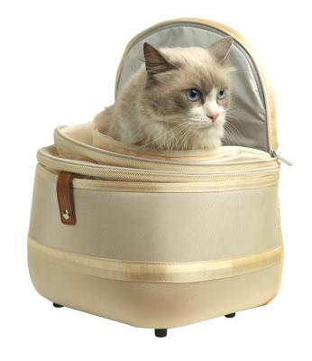 China PETSEEK Pet Carrier Bag Pet Backpack Stored Carrying Carrier For Cat And Dogs Outdoor Traveling for sale