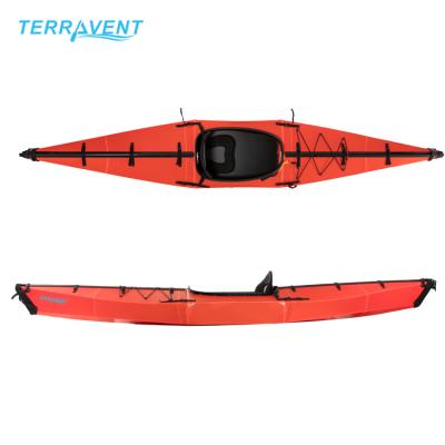 China PVC Factory Directly Most Popular Folding Folding 1 Person Kayak Singal Kajak Oragami Kayak Singal Portabl Seat For Sale for sale