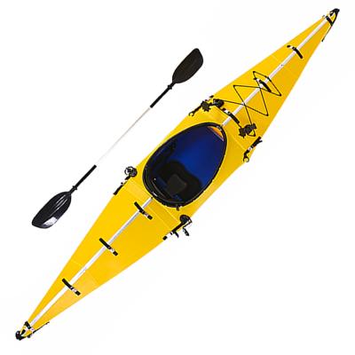 China Factory warehouse outdoor stock EU water sports kayak paddle folding high quality portable kayak for sale for sale