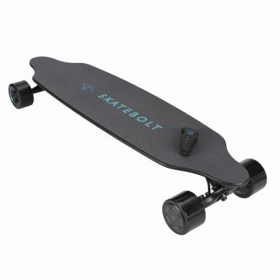 China Adult 40KM/H Fastest Running USA Skatebolt Tornadopro Double Motor Skateboard Adult Electric Longboard Remote Control Skateboard for sale