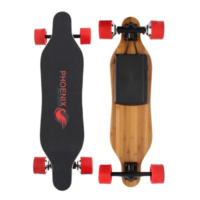 China 2021 Cheap Electric Skateboard Double Motor Maple Phoenix Ryder Mini Longboard Max Speed ​​26km/h Outdoor Activities Warehouse OEM Service EU/USA for sale