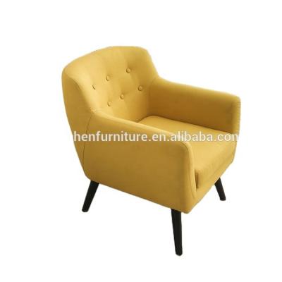 China Custom Chair Single Seat Comfortable Chair Yellow Armchair for sale