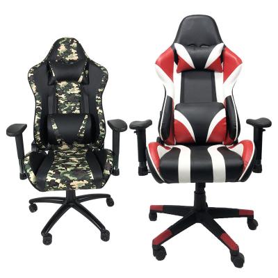 China (Size) 2021 PC Video Racing Gaming Chair Top Adjustable Black Friday For Adults for sale