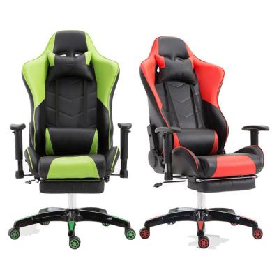 China Custom Logo Elevator Chair Furniture Racing Game Playstation Gaming Chair for sale