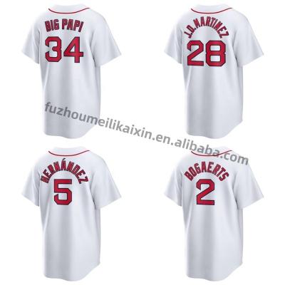 China Wholesale Mens Boston City Edition Team Sox Baseball Jerseys 50 Betts 28 Flaco 34 Ortiz 99 Verdugo Red Custom Tank Top QUICK DRY for sale