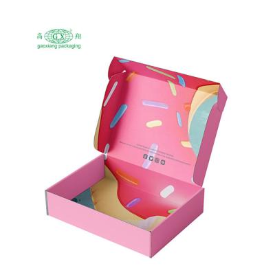 China Wholesale Recycled Logo Donut Box Donut Package Materials 2022 Eco Bakery Custom Cake Ships Box Custom Boxes for sale