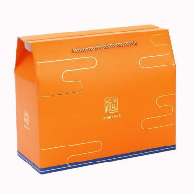 China Handmade Customized Colorful Eco - Friendly Dry Corrugated Paper Fruit Nuts Gift Box for sale