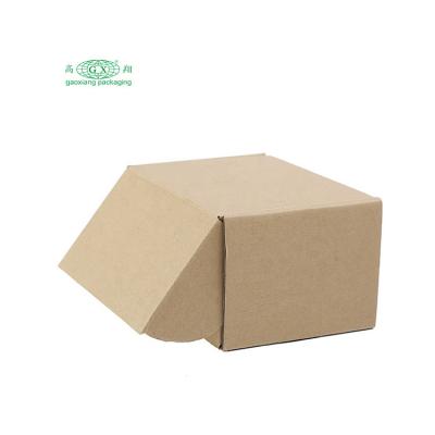 China Recycled Materials Customized Paper To Recycle Brown Kraft Paper Packaging Ad Boxes Printed Corrugated Packing Boxes for sale