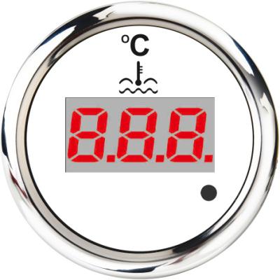 China 316 Universal Stainless Steel 52mm Digital Water Tank Thermometer 0-190 Ohm Digital Water Temperature Meter for sale