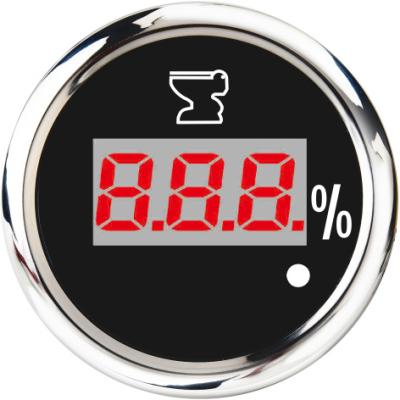 China Waterproof Black LED 316 Stainless Steel High Quality 52mm Digital Display Outdoor Sewage Meter for sale