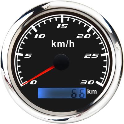 China 316 Stainless Steel Universal Digital Tachometer 85mm GPS Gauge Speedometer Tachometer Suitable For All Cars for sale