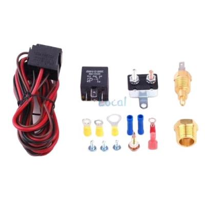 China 200-185 New 175~210 Degree Motor Fan Thermostat Temperature Switch Sensor 4/5 Pin Relay Kit BSCGQ001 185-175 210-195 210-195 for sale