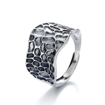 China Fashionable Custom High End Stylish Original Mens Silver Jewelry Factory Ring Men's Silver Ring s925 5925 for sale