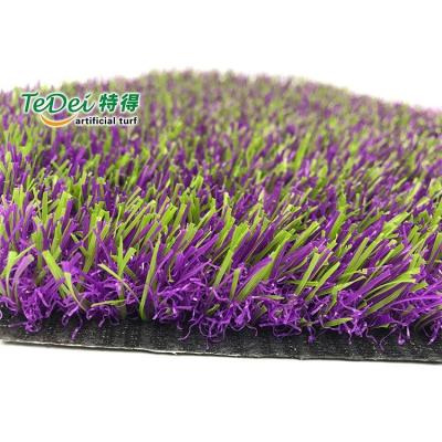 China Green Hot Selling Latest Pile Design PP+Composite Landscape Artificial Grass Latest High Fibrillated Artificial Turf for sale