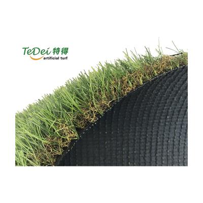 China Eco-friendly 9000Dtex fire safety artificial grass turf soccer field mat high quality price for sale