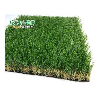 China Green Football Tennis Court Grass Artificial Turf Good Quality PP+Composite Synthetic Turf for sale