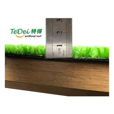 China Most popular outdoor engineered pp artificial grass lawn green roof residential light green turf for sale