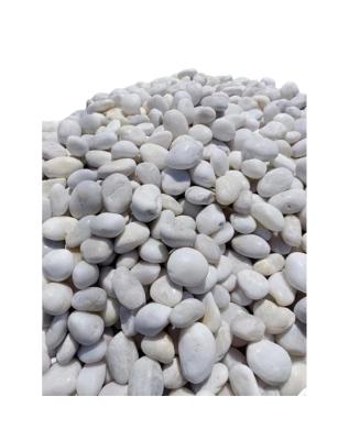 China Modern Natural polished white pebbles at competitive prices for sale