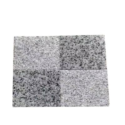 China Modern G655 custom size affordable light gray natural flame surface granite garden street outdoor floor paving stone for sale