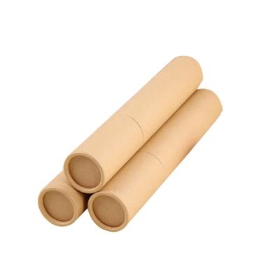 China Good Quality Recycled Materials Design Kraft Paper Tube Paper Tube New Packaging Brown Kraft Paper Tube for sale