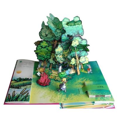 China Eco-friendly Art History 3D China Paper Book Pop Up Board Book Children Printing Publisher for sale