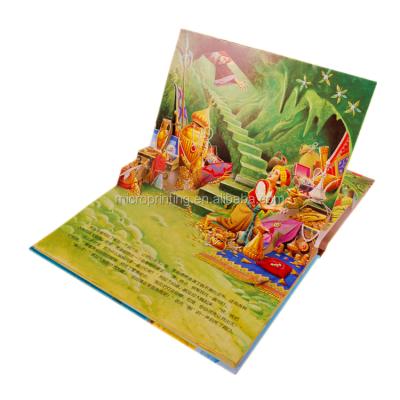 China Art Paper Fashion Cardboard 3D Children's Book Printing Hardcover Custom Pop Up Book for sale