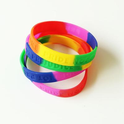 China Cheap Promotional Custom OEM Logo Rubber Silicone Wristbands Silicone Wristbands With Voting Band for sale