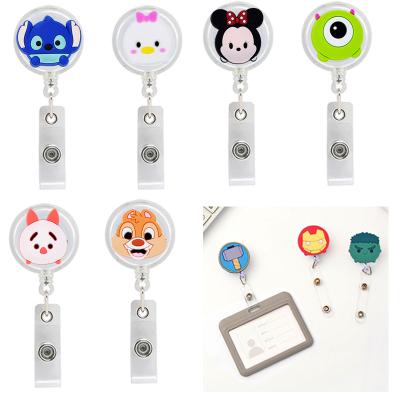 China Office School Running Holidays Reel Badge Reel School Supplies Work Retractable Badge Clip ID Badge Reels for sale