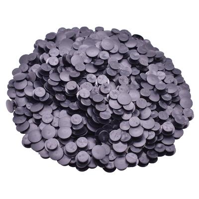 China 500pcs/bag/buckle Washable Bulk Plastic Black Button Adjustment Clog / Wristband for sale