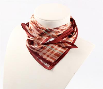 China Steward (stewardess) 2021 multifunctional with the same scarf size large silk satin printed modern scarf for sale