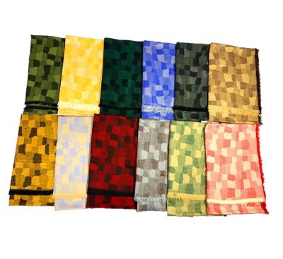 China Fashion Acrylic Viscous Chinese Custom Brand Cheap Promotional Soft Woven Spot Pashmina Wool Scarves Cashmere Sweater Scarf Women Men Brand Chinese Custom for sale